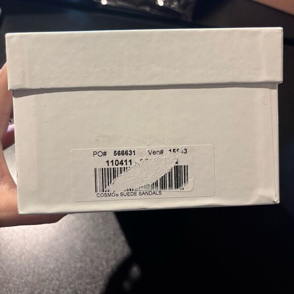 Sundance Cosmos Suede Sandals size 37/6 Turquoise NEW in box - Picture 2 of 14